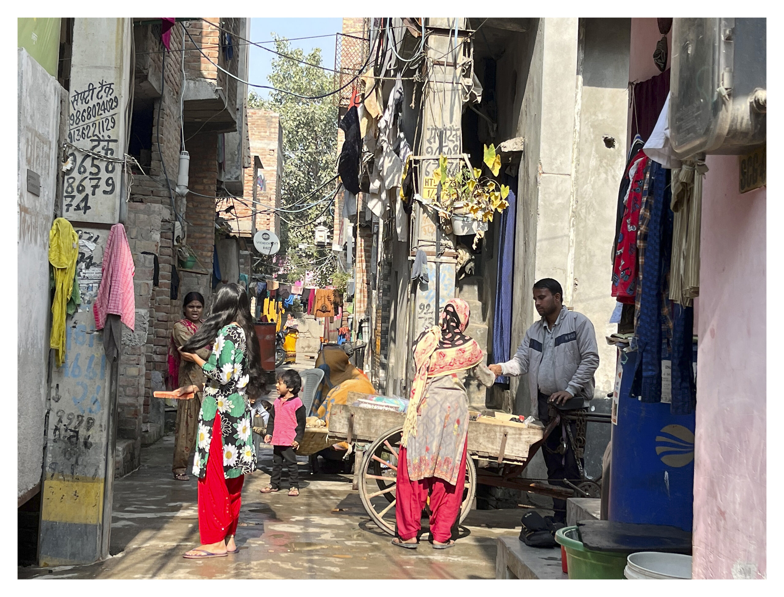 Savda, on the western outskirts of Delhi became a new home for Devi Prasad and Gayatri. Savda, on the western outskirts of Delhi became a new home for Devi Prasad and Gayatri.